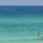 Paddleboarding on vacation
