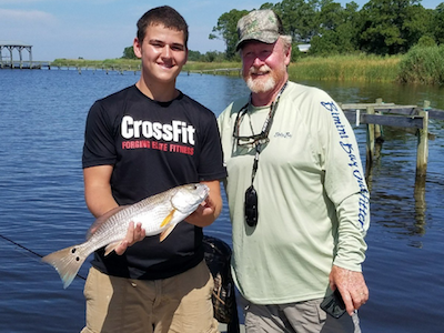 Destin’s Boggy Bayou Inshore Charters near our vacation rentals