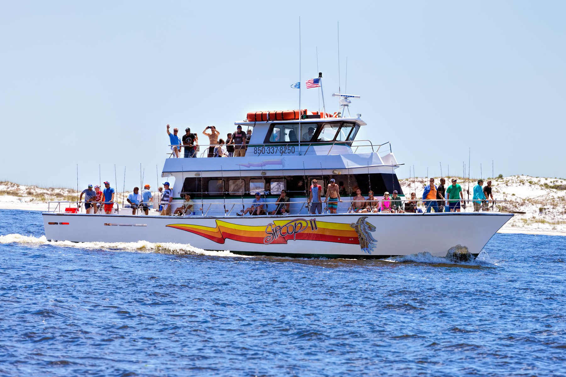 The Swoop Party Boat Fishing near our vacation rentals