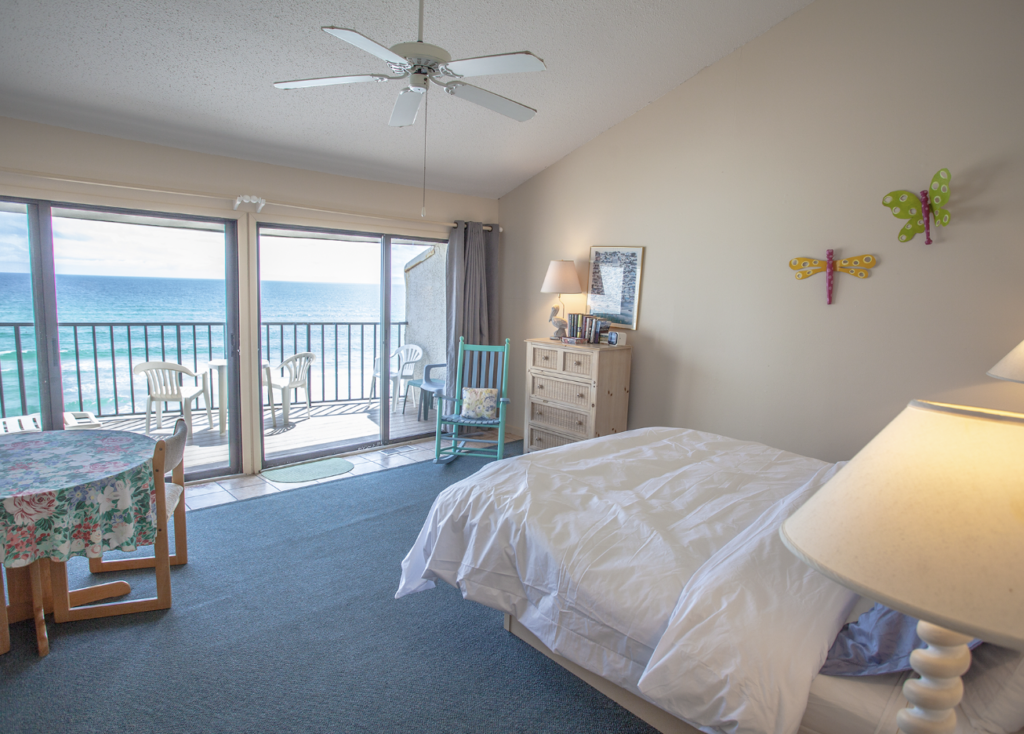 Bedroom Blue Mountain Condos 22 - a 2 bedroom 2 bath Gulf front townhouse rental in Blue Mountain Beach, FL.