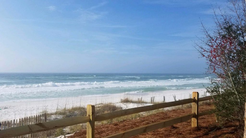 Photo of the new Dune Allen Beach access point