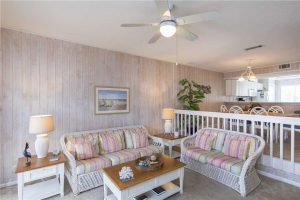 An interior view of this 30A vacation rental.