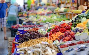 Fruits and veggies for sale in 30A Florida