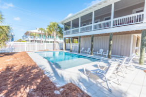 The pool at Aquaviva rental home in Santa Rosa Beach, Florida