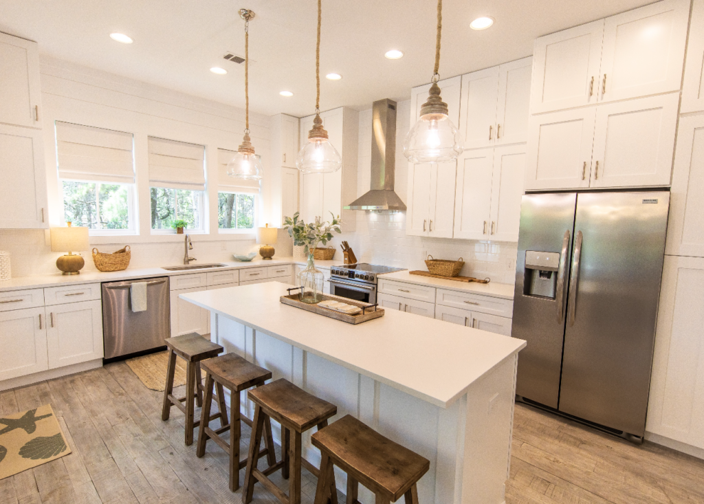Beautiful kitchen in a 30A vacation rental in NW FL.