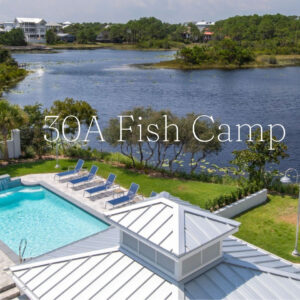 30A Fish Camp - Dune Allen Beach vacation home with Gulf view, heated private pool and communal pool.