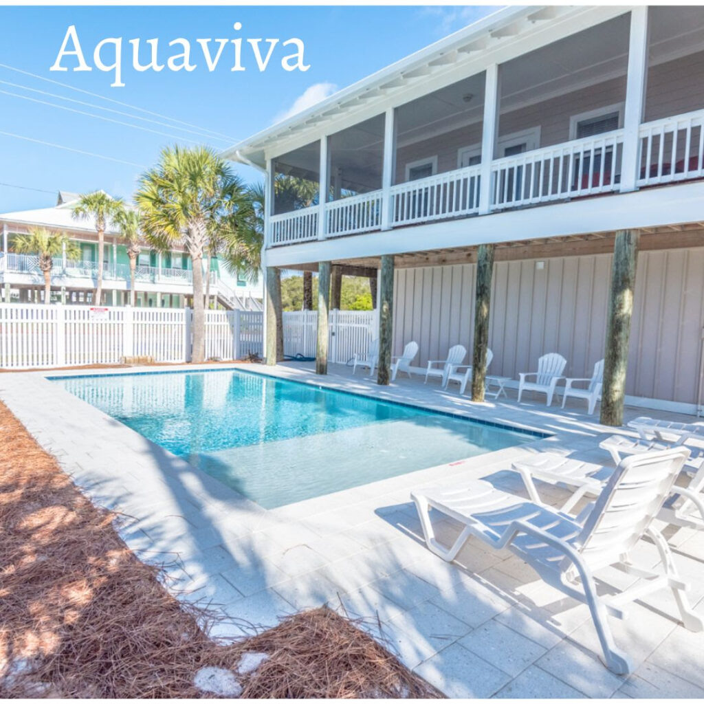 Aquaviva - pool at this Dune Allen Beach vacation rental home