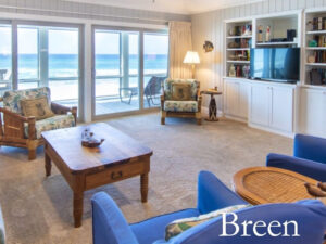 Living area of the Breen vacation rental 5 bedroom home in Santa Rosa Beach, FL