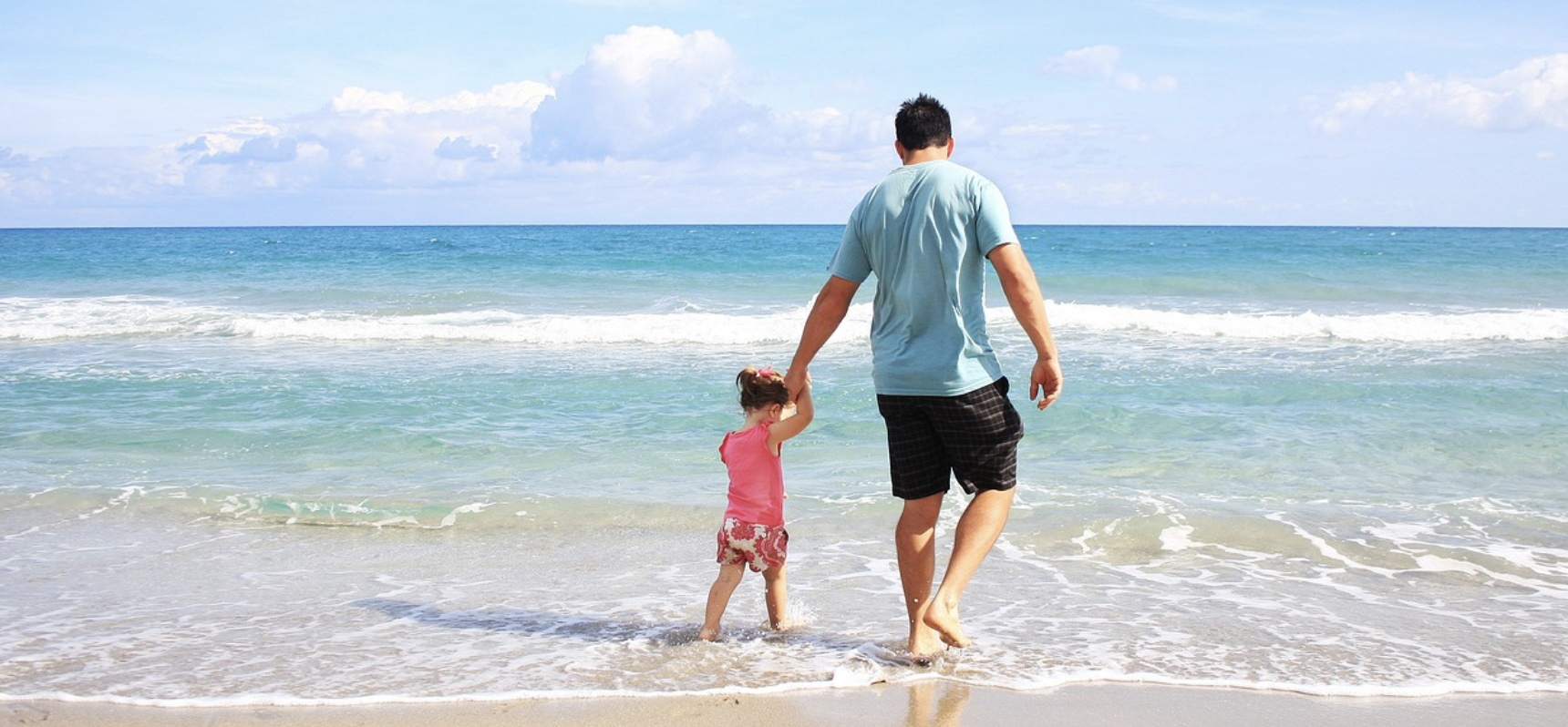 Family having fun on the beach during Spring Break on 30A